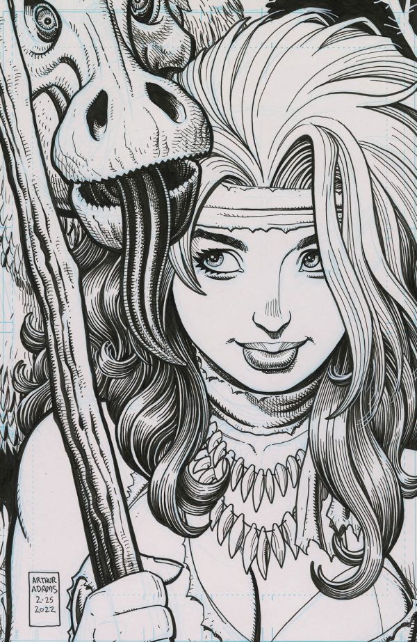 Savage Land Rogue #1 Variant by Arthur Adams - Image 2