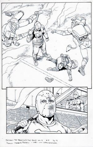 Batman: The Brave and the Bold #8 p.19 by Wade von Grawbadger