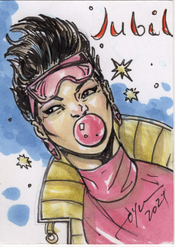 Jubilee Sketch Card by Joyce Chin