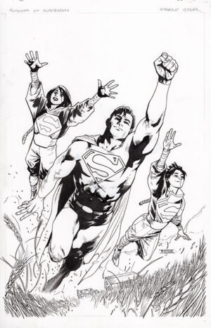 Summer of Superman Special #1 Cover Art by Mahmud Asrar
