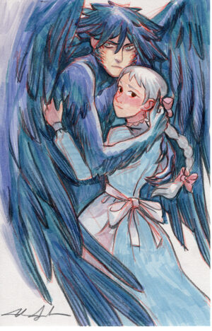 Howl and Sophie by Mindy Lee