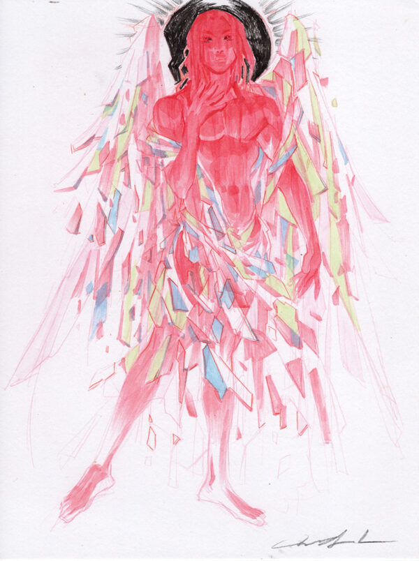 Glass Angel by Mindy Lee