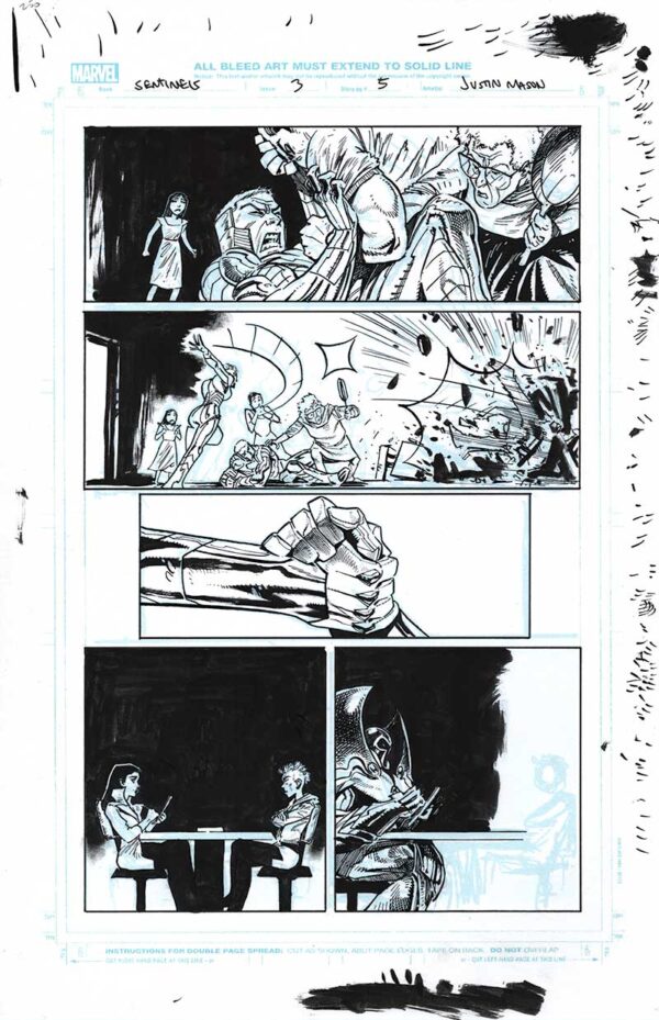 Sentinels #3 Page 05 by Justin Mason