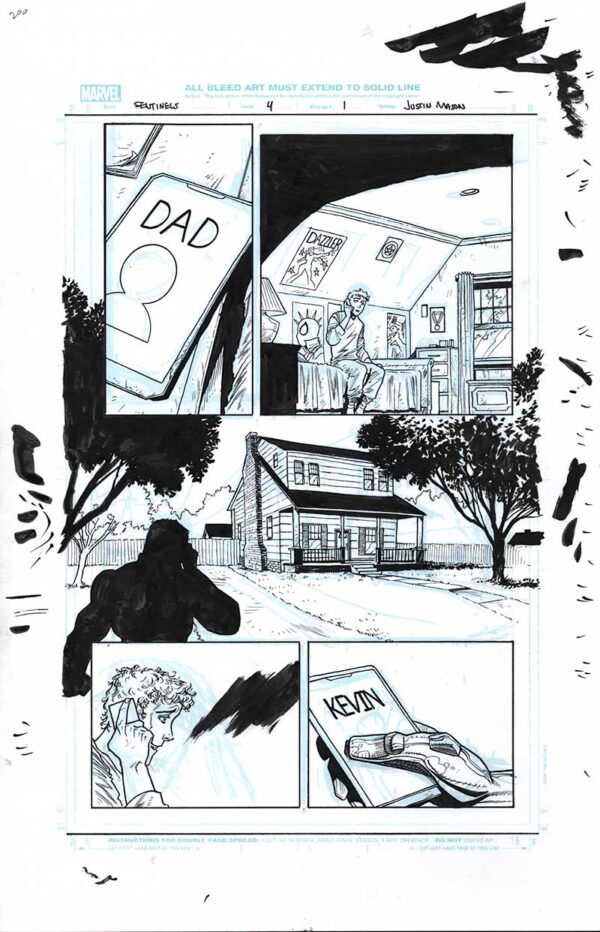 Sentinels #4 Page 01 by Justin Mason