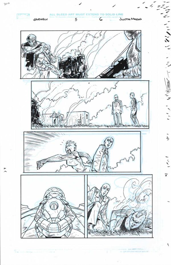 Sentinels #5 Page 06 by Justin Mason