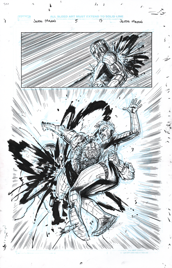 Sentinels #5 Page 13 by Justin Mason