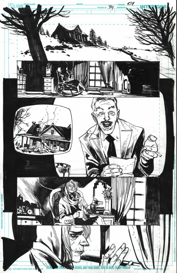 American Vampire Issue 34 Page 01 by Rafael Albuquerque
