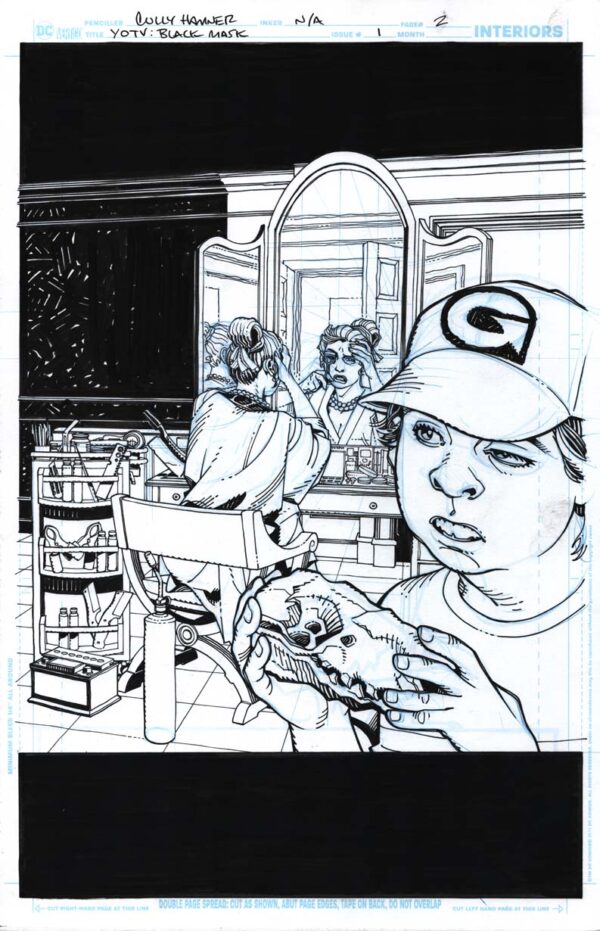 Black Mask: Year of the Villain Page 2 by Cully Hamner